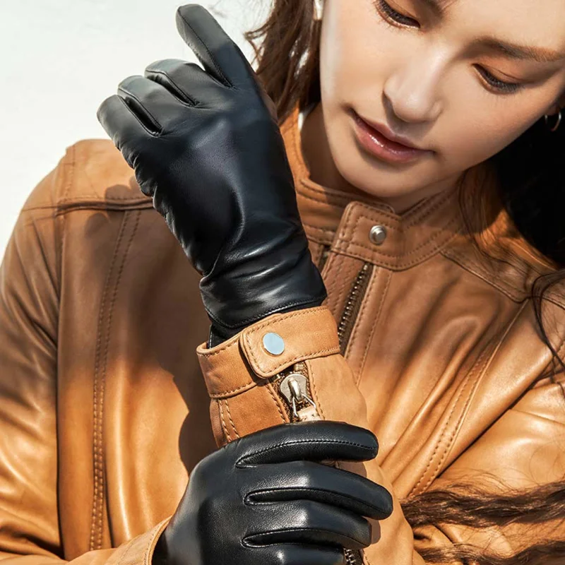 Новейшие Xiaomi Mijia 7th мужские/wo мужские перчатки из овечьей кожи с сенсорным экраном из испанского сырья для модного подарка повседневная одежда