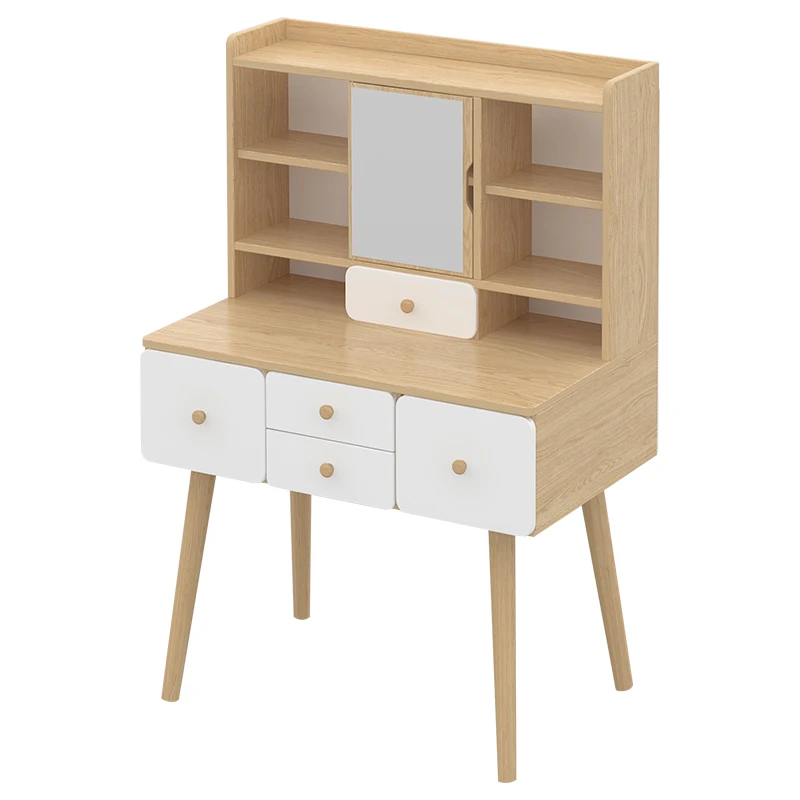 

Bedroom dresser net red ins wind makeup table modern minimalist dresser collection cabinet single makeup table