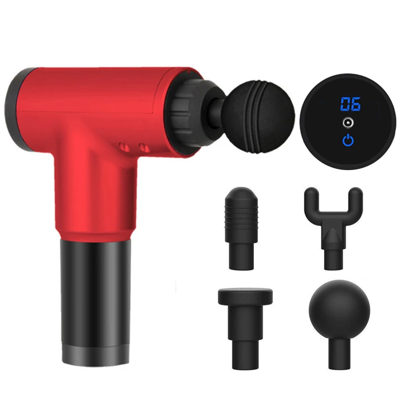 Электрический массажер для мышц терапия Fascia массажный пистолет глубокая