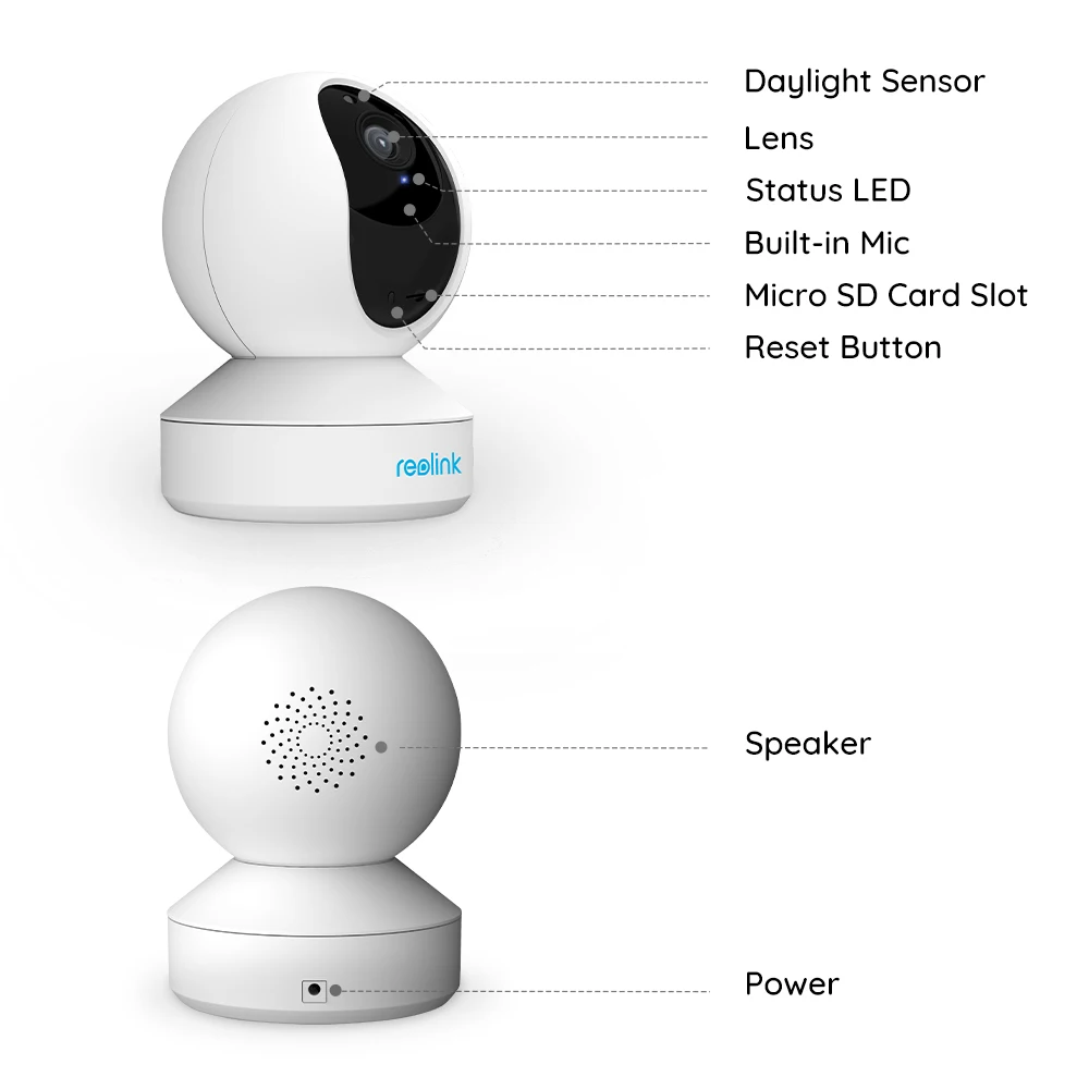 [Отремонтированная камера] Reolink 4MP WiFi камера панорамирование и наклон 2-стороннее