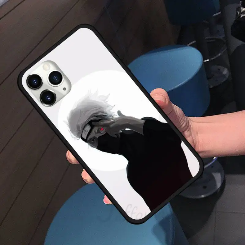 

Naruto Kakashi Japan Anime Phone Case For iphone 7 8 12 11 XR XS pro Max Mini plus Soft silicone cover shell funda