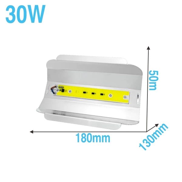 30W COB Floodlight Светодиодный прожектор светильник 30W 50W 100W 230V Водонепроницаемый для Светодиодный уличный фонарь Открытый Светодиодный точечный светильник потолочные светильник стены отражатель садовый светильник Инж - Испускаемый цвет: 30W COB Floodlight