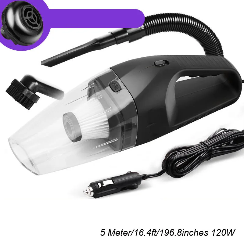 Car Vacuum Cleaner Handheld Wet Dry 120W Mini Hand Held For Auto Dust Duster 12V | Автомобили и мотоциклы