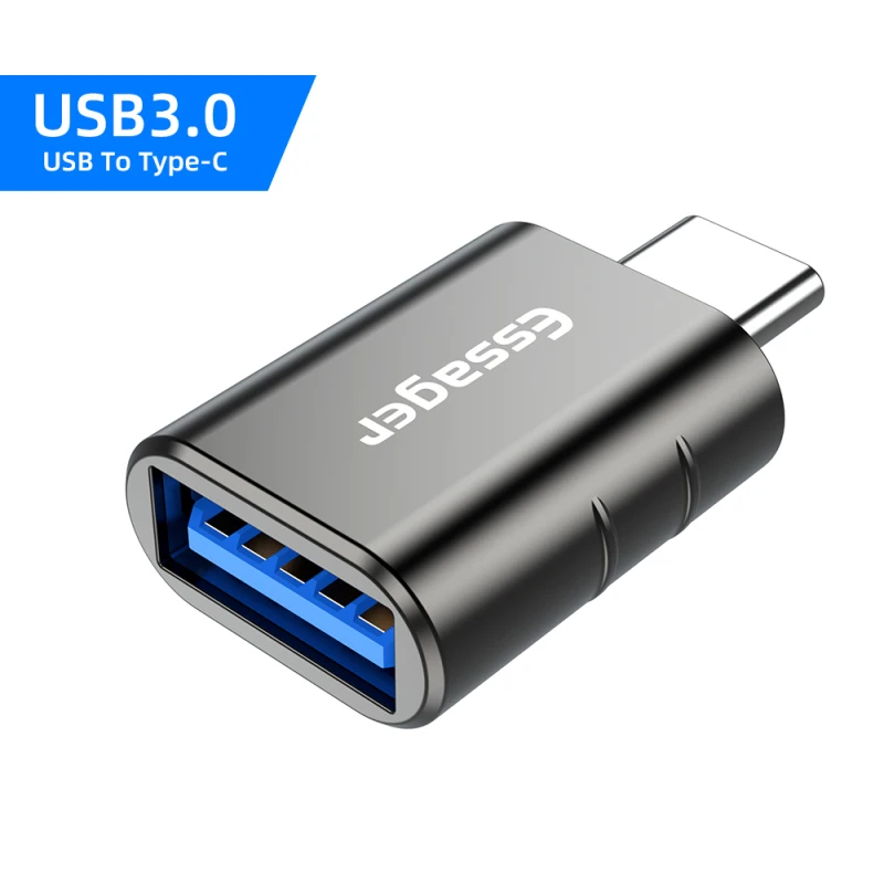 Адаптер Essager USB Type C OTG переходник с папа на Micro мама для Macbook Samsung S10 Huawei | Электроника