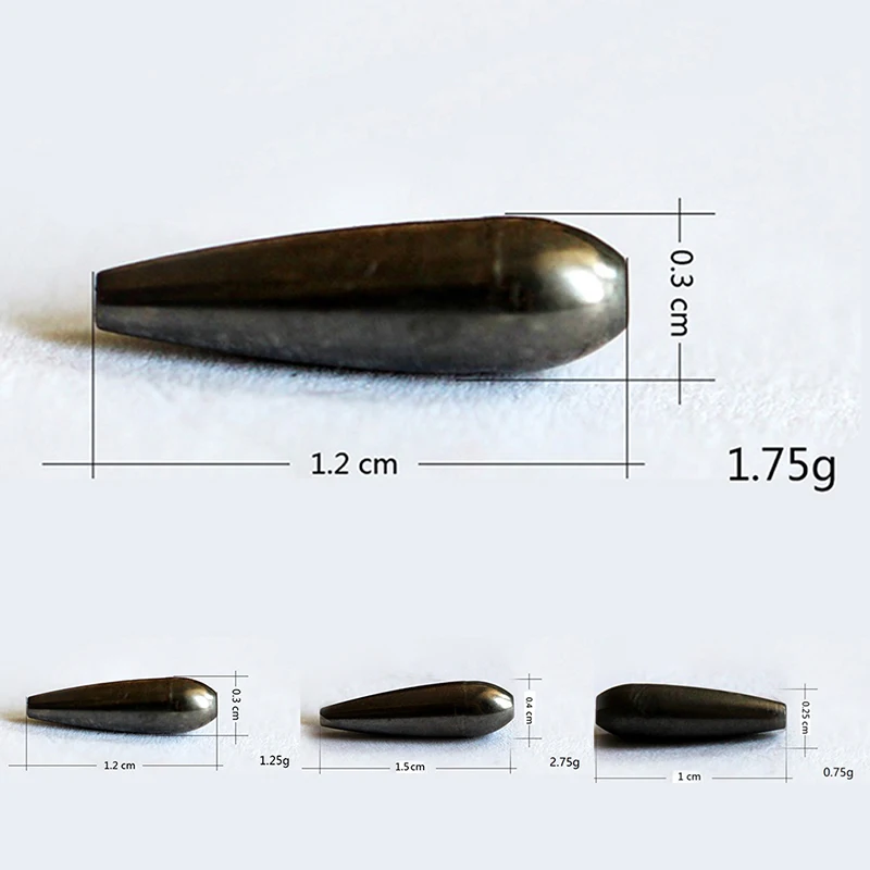 

Вольфрамовая пуля в виде червя, 1 шт., взвешивающийся вес, приманка грузила, рыболовные аксессуары
