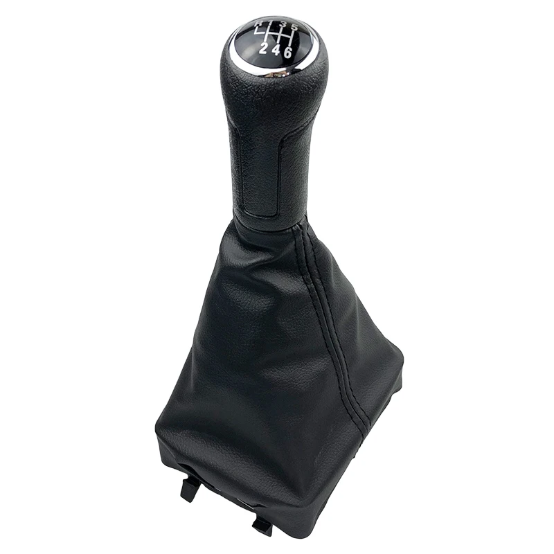 5/6 скоростная рукоятка для рычага переключения передач рычаг кожаный ботинок VW