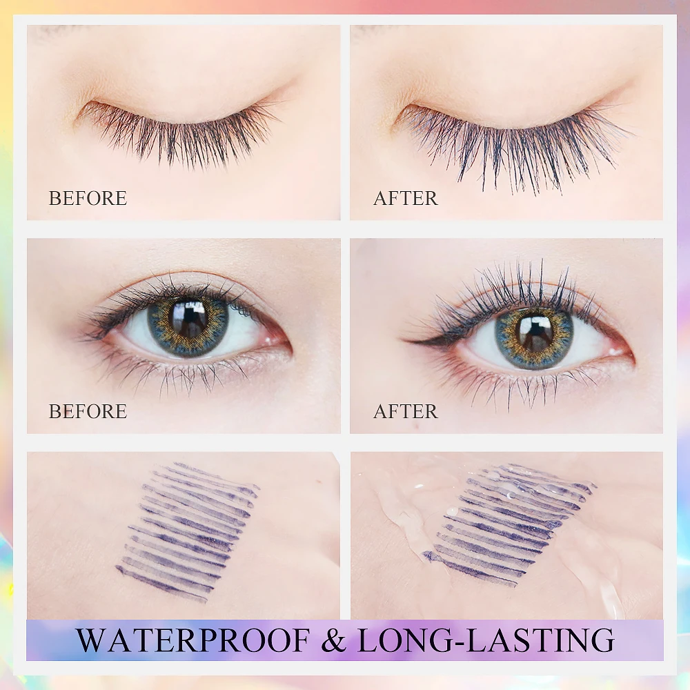 ZEESEA новинка стойкая Водостойкая тушь для ресниц 4D волокно толстая Удлиняющая