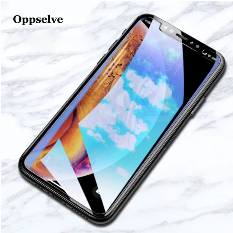 9D защитное стекло Oppselve для iPhone X защита экрана 11 12 Pro 8 Xr Xs Max закаленное на 6 6S Plus |