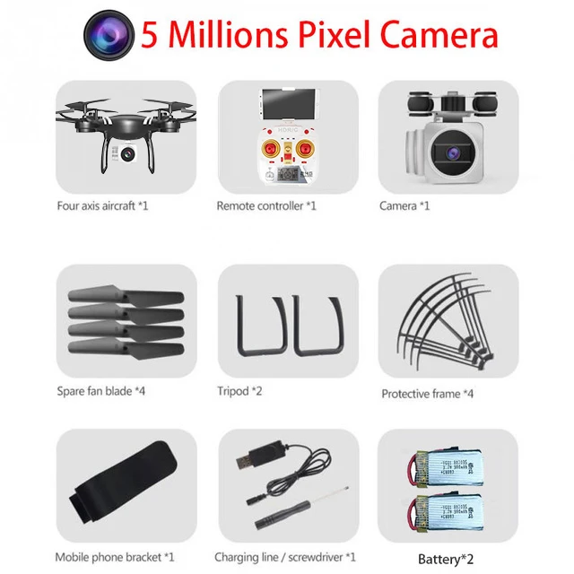 Black 500W Camera 2B RC WI-FI с видом от первого лица Квадрокоптер 4K HD Камера Дрон профессиональной воздушной видео 6 Axis Gyro 4 Каналы р/у вертолет Квадрокоптер с высокой фиксацией - Цвет: Black 500W Camera 2B