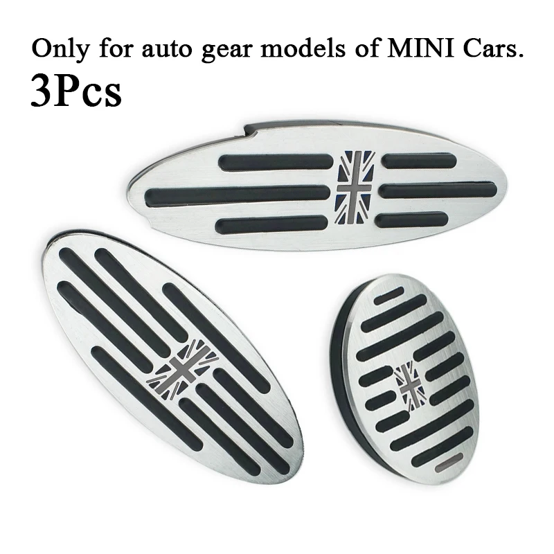 

2/3PCS Foot Rest Pedal Sticker For Mini Cooper One+S R55 R56 R60 R61 F55 F54 F56 Styling Indoor Decoration Sticker Foot Pedals