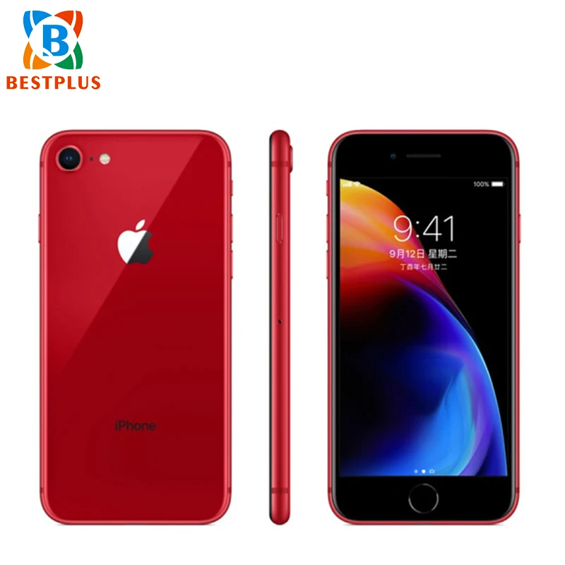 СПРИНТ версия Apple iPhone 8 A1863 LTE мобильный телефон 4," 2 Гб ОЗУ 64 Гб/256 Гб ПЗУ отпечаток пальца iOS 11NFC 1821 мАч мобильный телефон