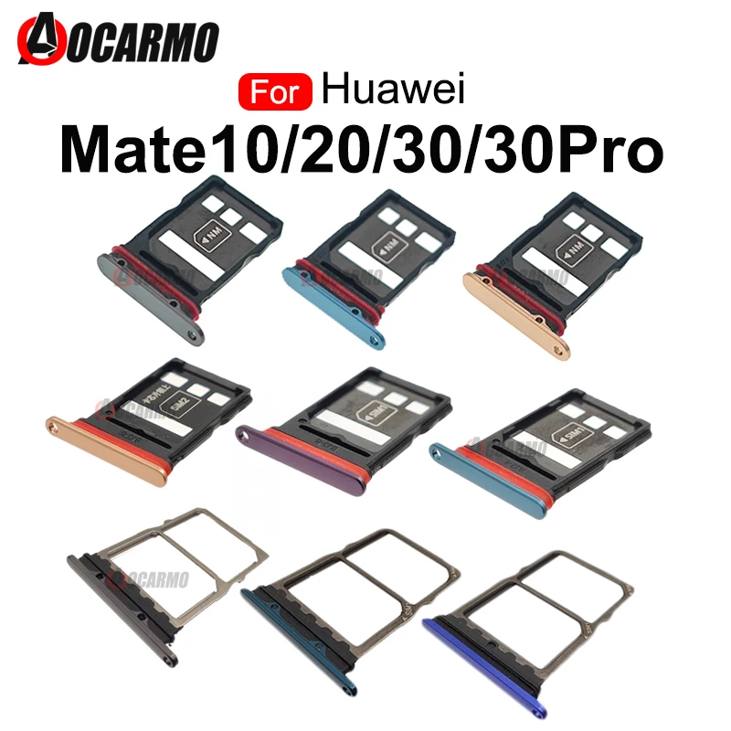 

Sim Card SIM Tray Slot Holder For Huawei Mate 10 20 30 Pro 20P 30P Repair Parts