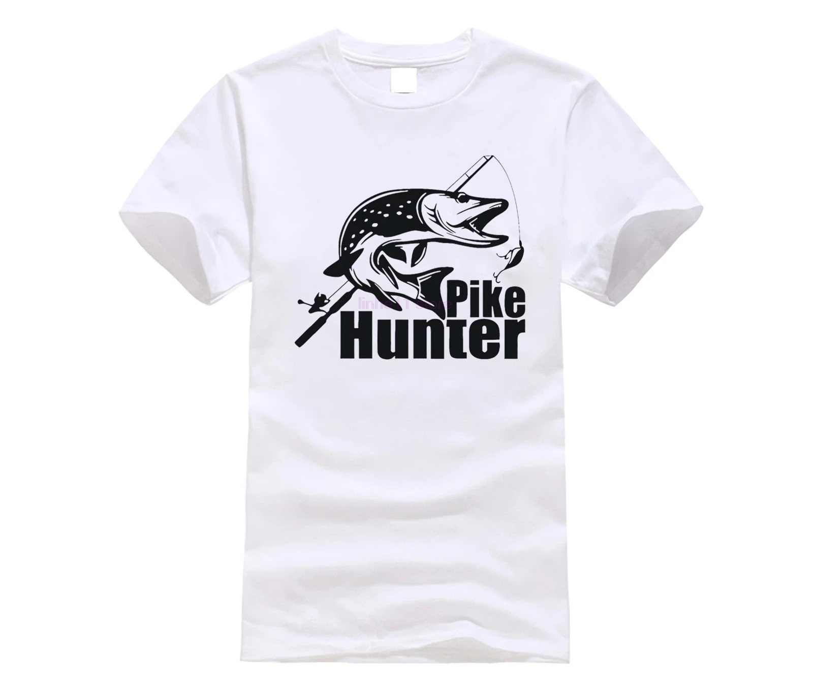 2020 Summer Hot Funny Fishings Rod Hook Fish Tshirts Pike Hunter t-shirt Men Cotton T Shirt Casual Brand Tops Tees | Мужская одежда