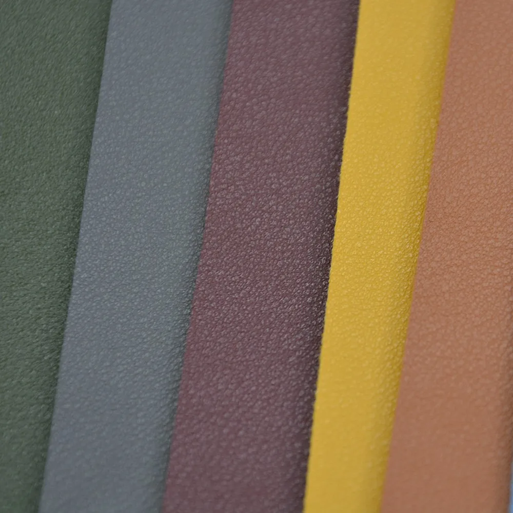 Однотонная текстура личи из овечьей кожи листы ткани искусственной хлопковая