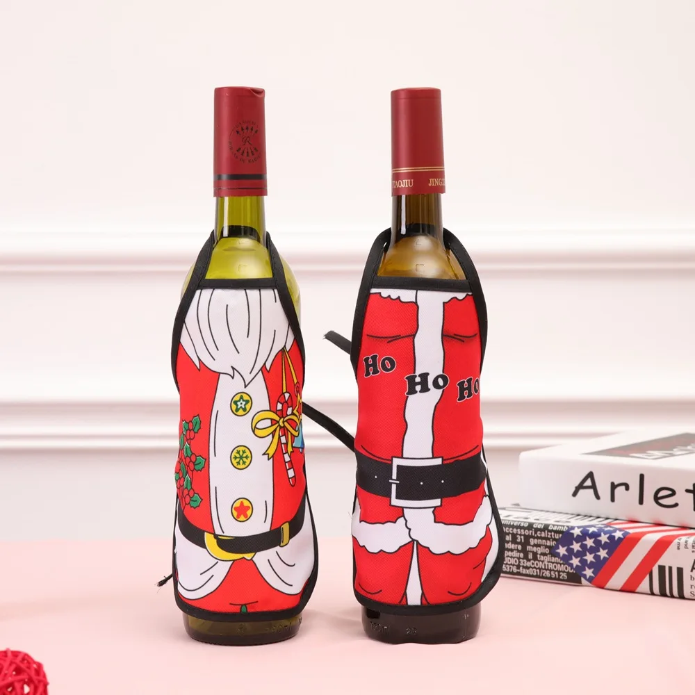 DIY рождественские украшения для дома новый год weihnachten kerst navidad фартук 11 стилей бар