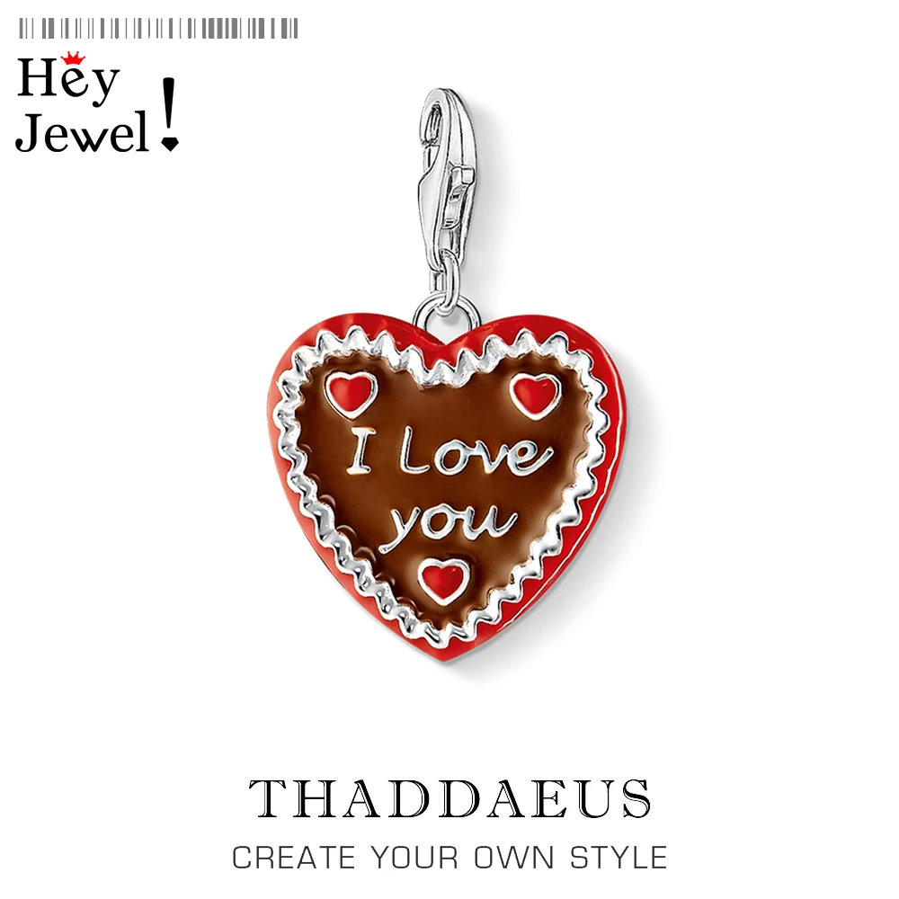 Женская цепочка с подвеской Я тебя люблю из серебра 925 пробы|Ювелирные шармы| |