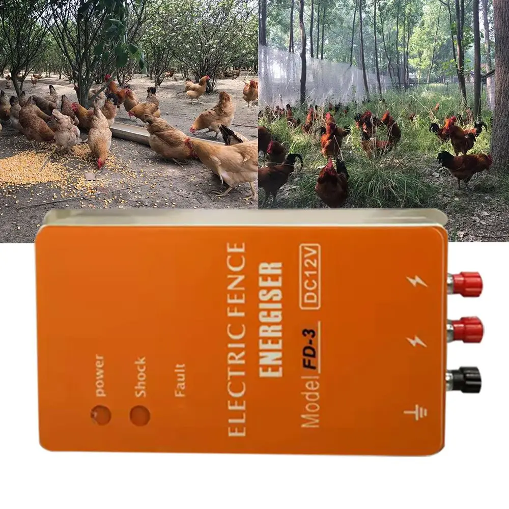 Электрическое устройство для ограждения курицы собаки 3 км зарядное импульсный