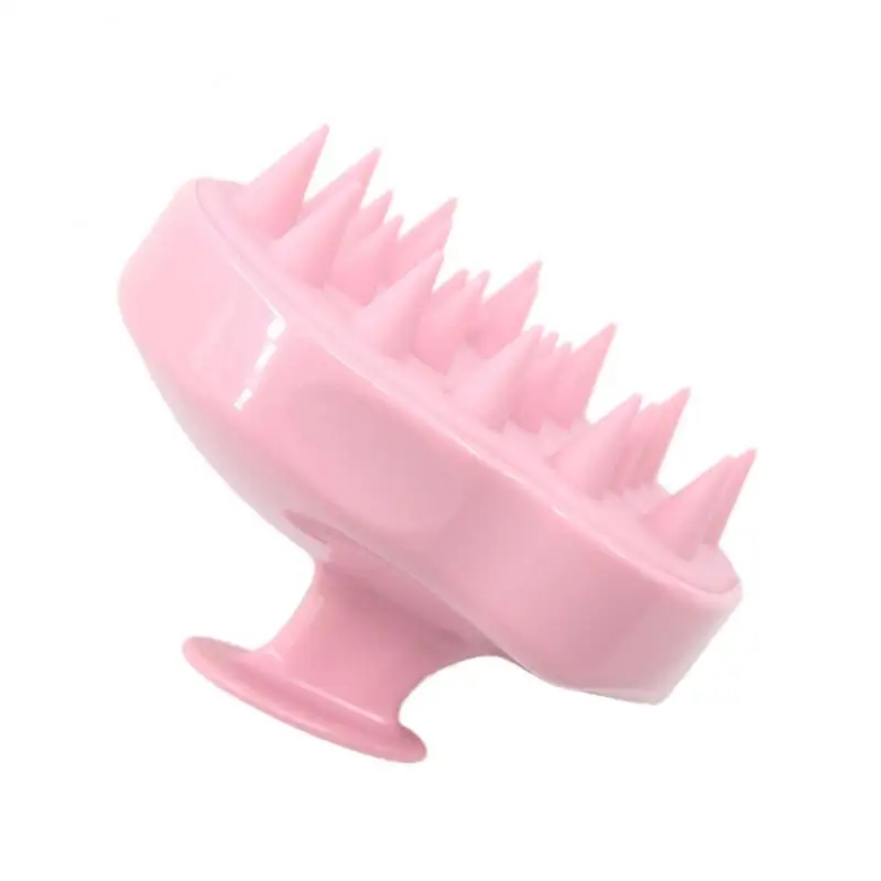 Easy Usely 5 Colors Silicone Scalp Shampoo Massage Brush Shower Washing Hair Growth Massager Comb Unisex Care Tool | Красота и