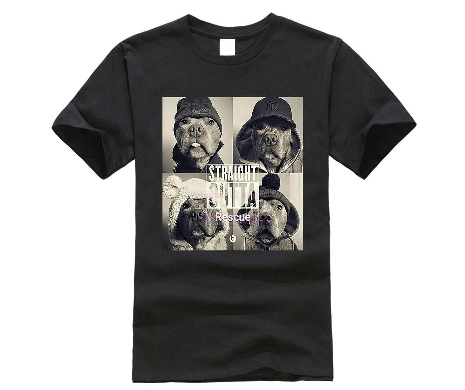 Футболка Pit Bull Dog прямая спасательная bn|Мужские футболки| |
