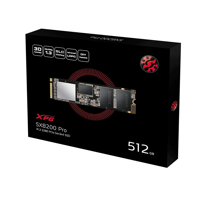 Online ADATA SSD XPG Veyron SX8200 Pro 256GB 512GB 1TB PCle3x4 NVMe M.2 Interface 3500 MB/s Notebook Desktop Solid State Drive