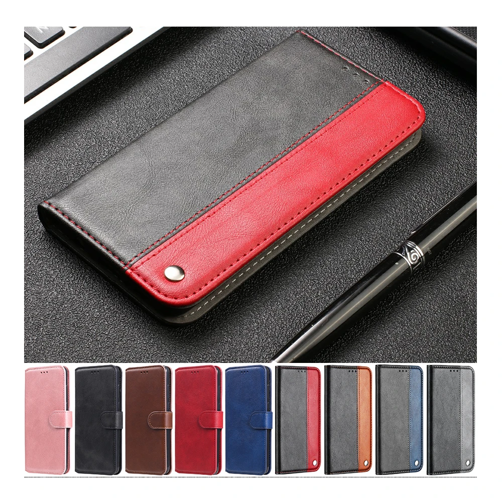 

PU Leather Wallet Case for iPhone 13 12 Pro Max Mini 11 XS XR X SE 8 7 6 6s Plus Flip Cover Coque Stand Card Slots Magnetic Etui