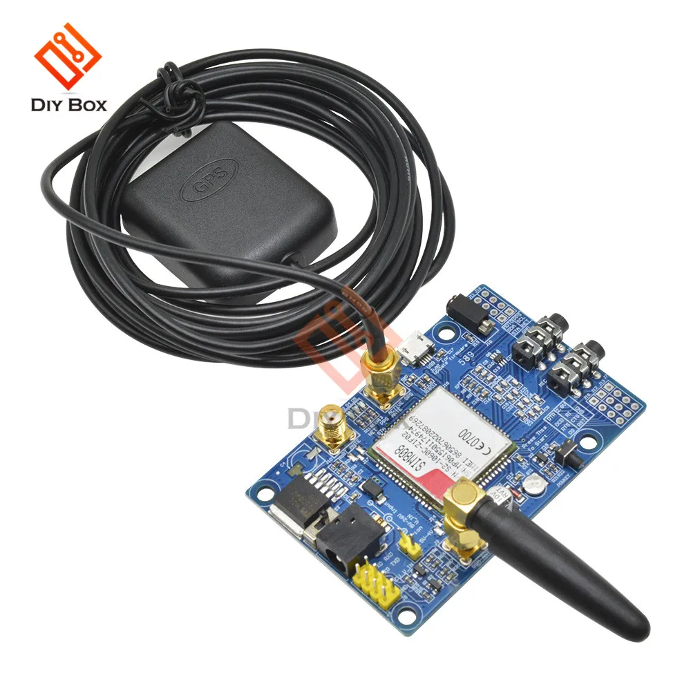 SIM808 модуль GSM GPRS gps макетная плата IPX SMA с gps антенной для Arduino Raspberry Pi Поддержка 2G 3g 4G sim-карта
