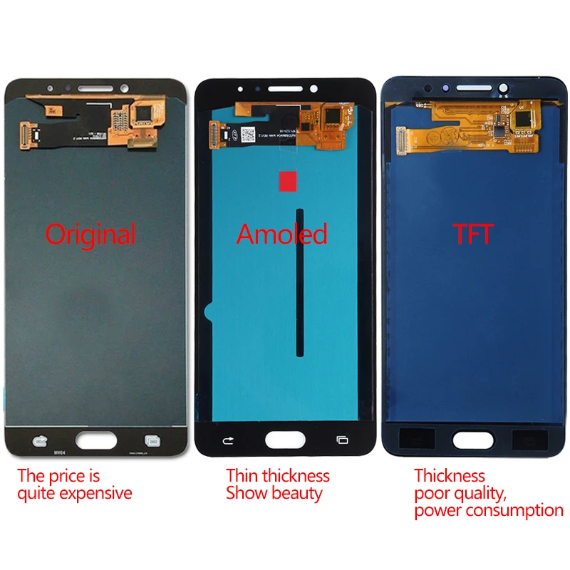 Оригинальный Super Amoled для Samsung Galaxy C7 Pro C7010 SM-C7010 ЖК-дисплей с сенсорным экраном