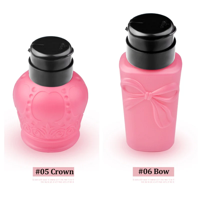 1 шт. Пустой насос жидкий спирт диспенсер пресс для снятия лака ногтей Очиститель