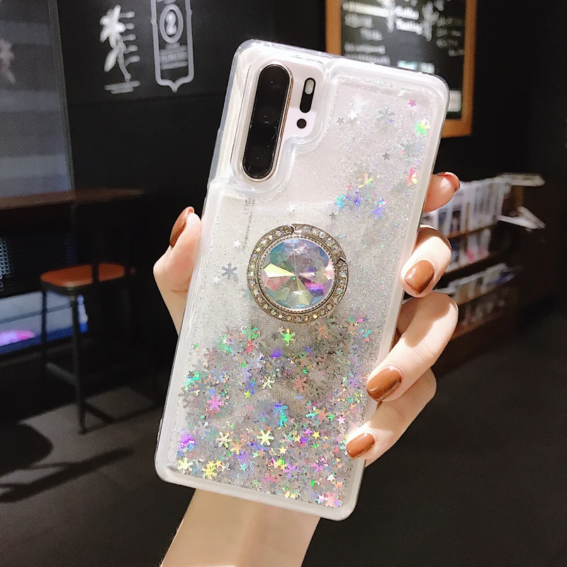 Для Huawei P30 роскошный ручной корпус P30pro жидкий зыбучий песок Avnipa женский полный