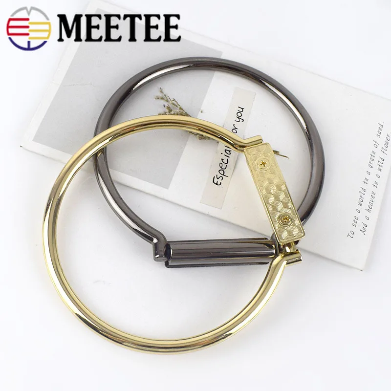 1/2 шт. круглые металлические кольца для сумок 93 мм|Пряжки и крючки| |