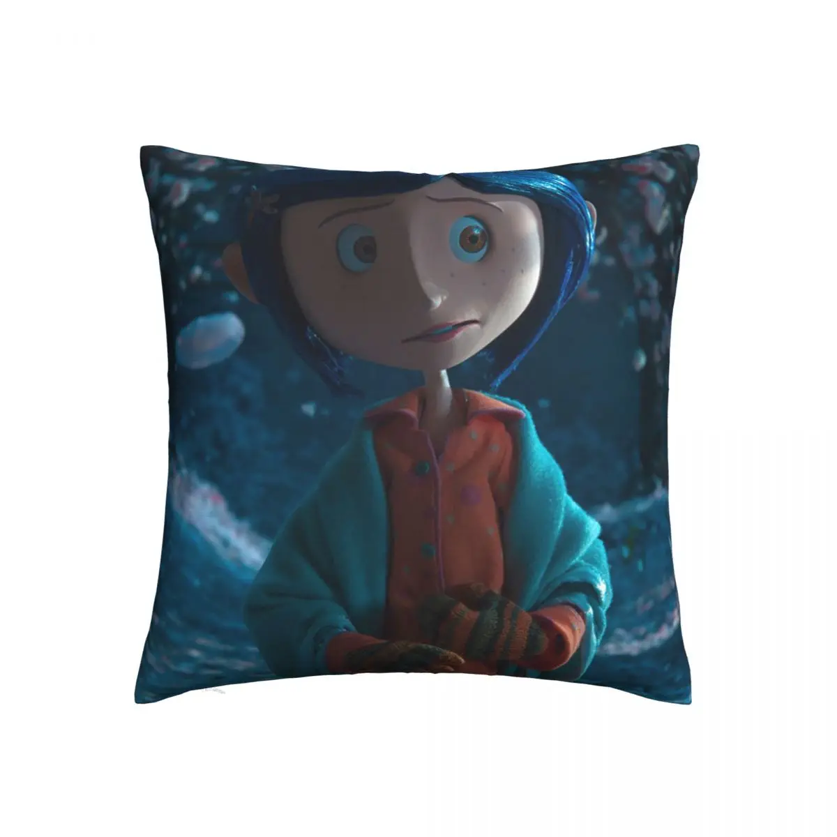 

Чехол-наволочка Coraline с изображением кошмаров, страшной двери