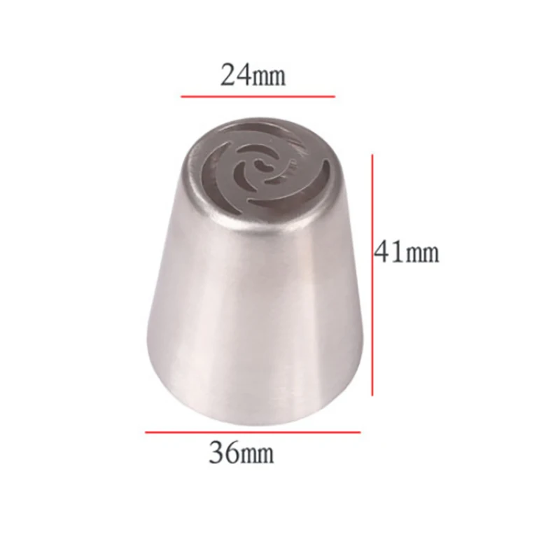 

7PCS Russian Piping Tips Cream Nozzles Set For Cake Tool Piping Pastry Bag Cupcake Pastry Accessories Cake Decorating Tools