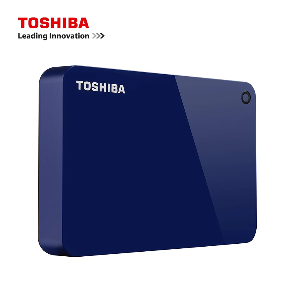 Toshiba Canvio Advance 1TB Portable External Hard Drive USB 3.0, Red (HDTC910XR3AA)