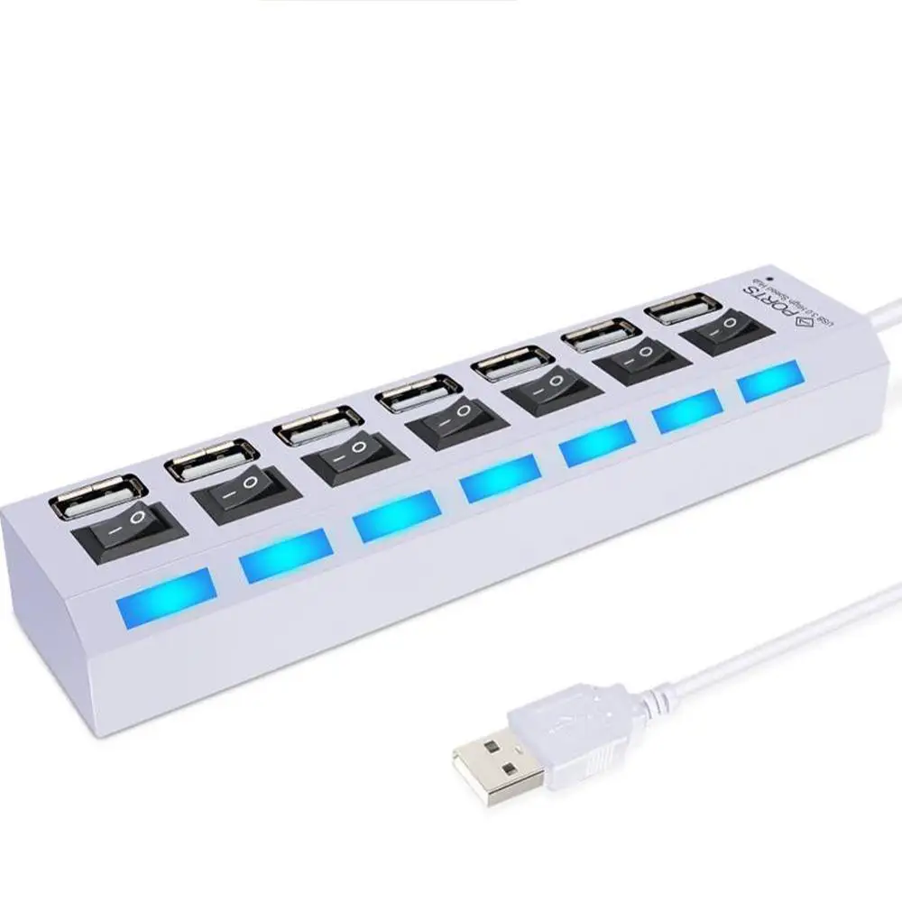 Usb хаб 20.HUB USB сплиттер Мульти 2 0 концентратор 4/ X1M5 мощность 7 портов ПК для