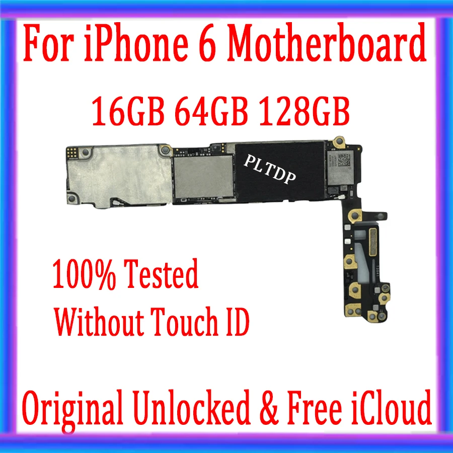 Материнская плата для iphone 6 128 '' 16/64/4 7 ГБ с распознаванием отпечатков