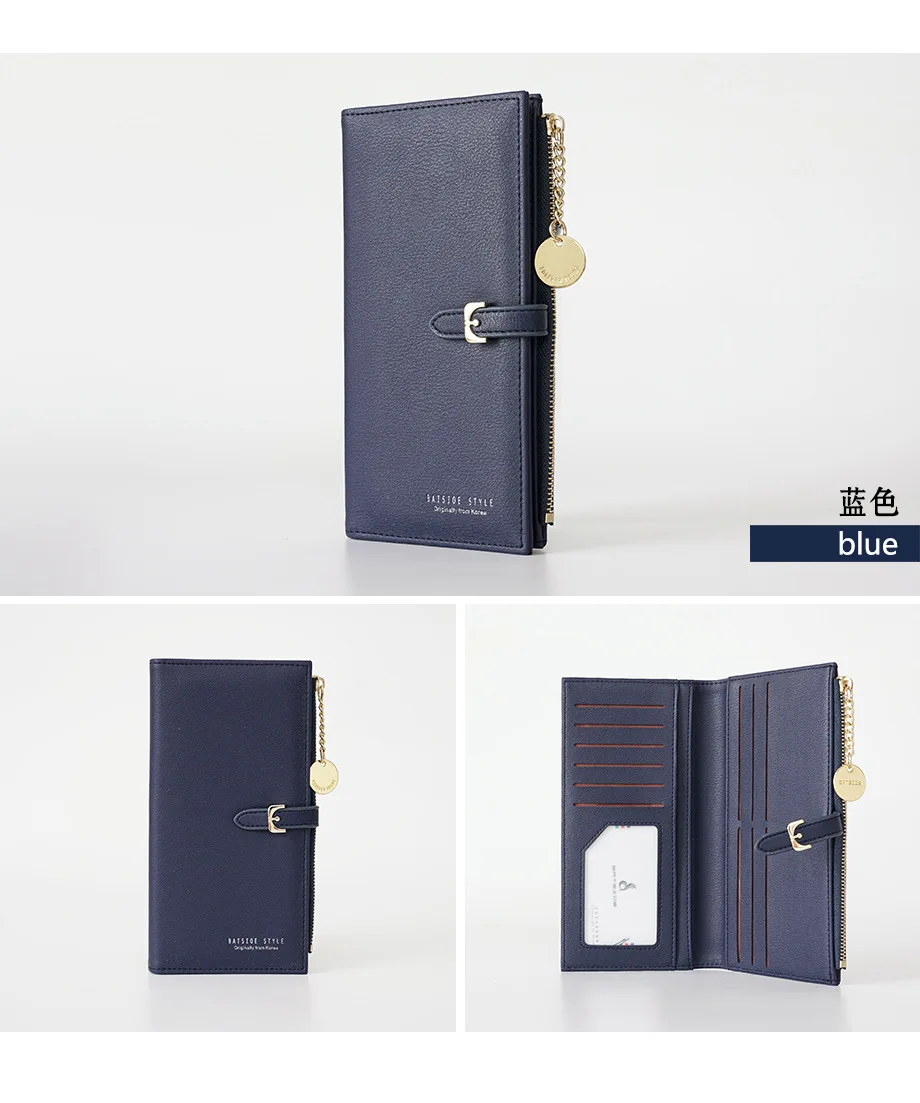 Ladies long Wallet Fashion Designer Money+Phone+Coin+Card Big Women Wallets With Zipper Pocket Cute Clutch Female Purses