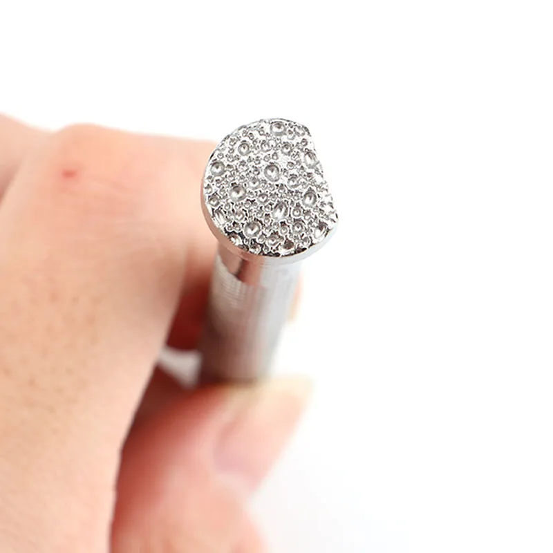 1 шт. инструмент для печати на коже Изготовление седла из сплава резьба ручная