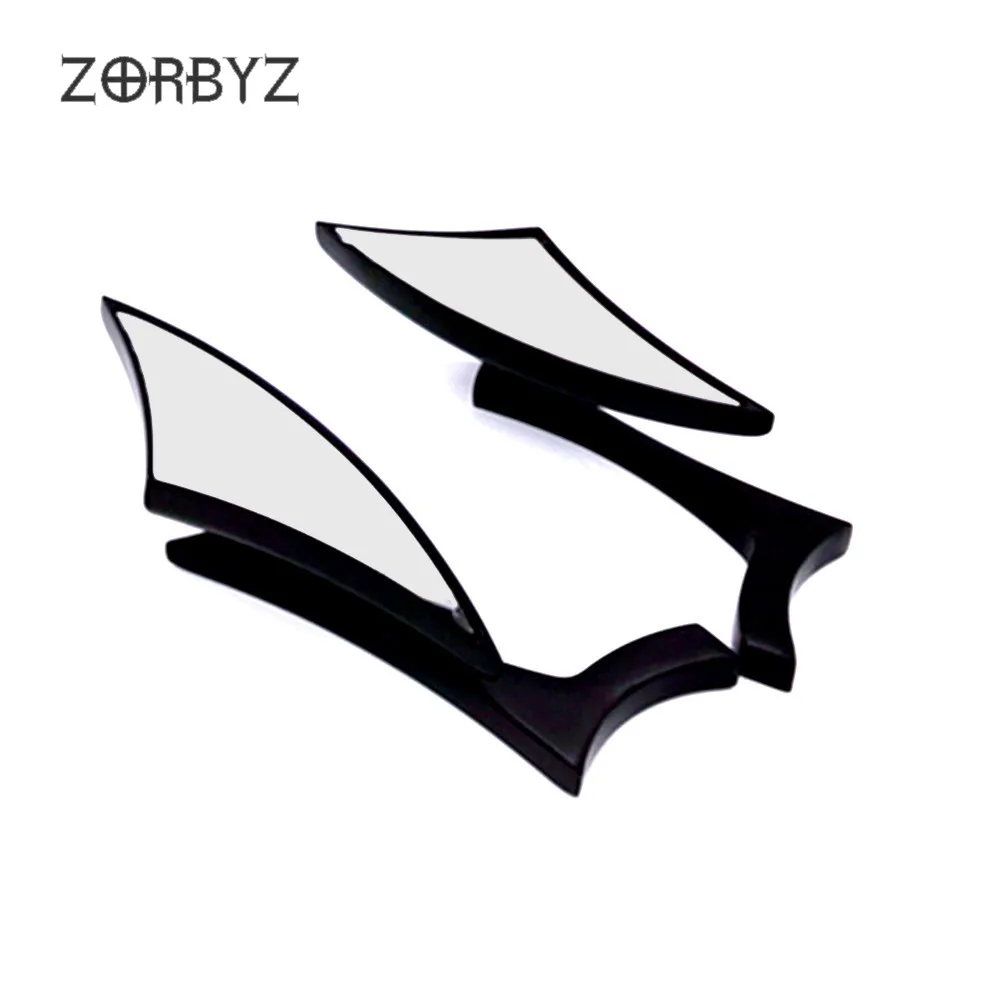 ZORBYZ Универсальный 1 пара черный алюминиевый конец треугольник заднего вида