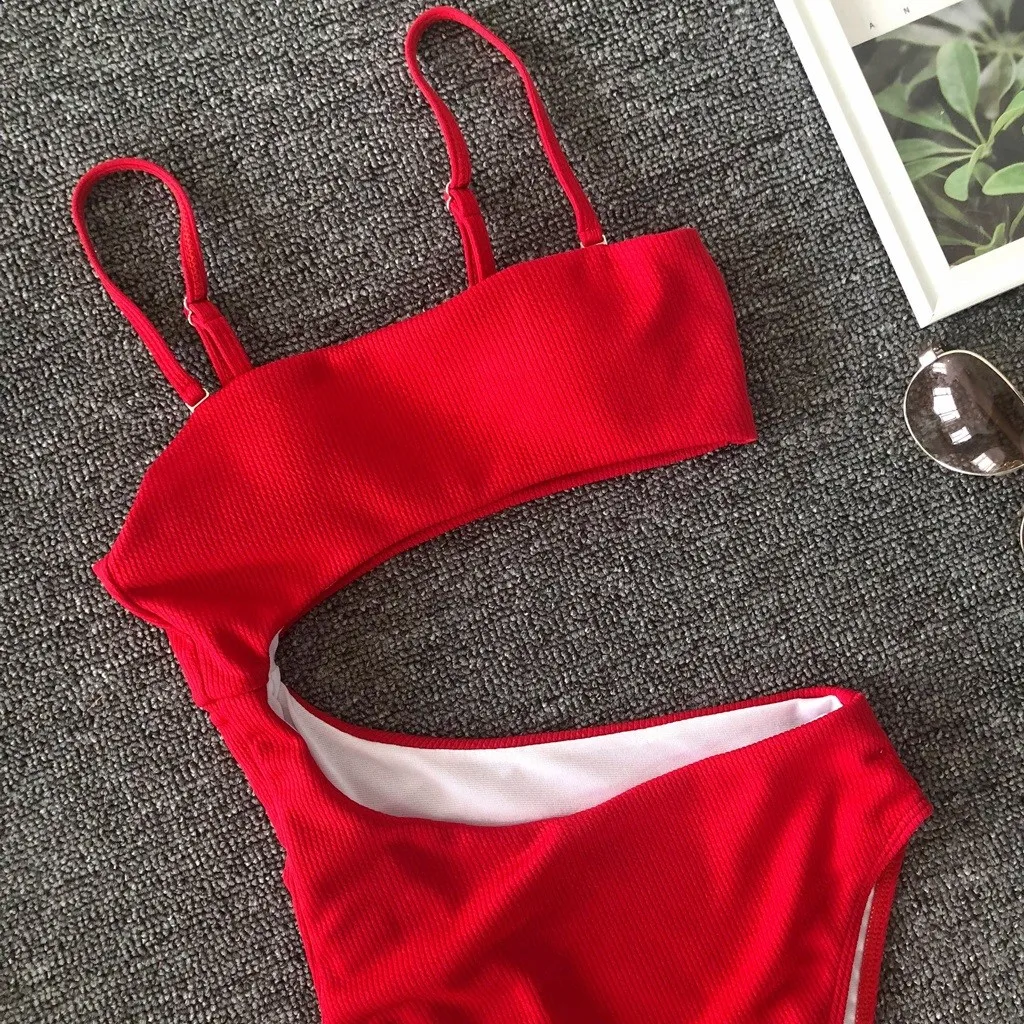 New 2019 Sexy One Piece Swimsuit Female Backless Bodysuit Brazilian Monokini Swimwear Women Bathing Suit Swimming Beach Wear 2.0 |