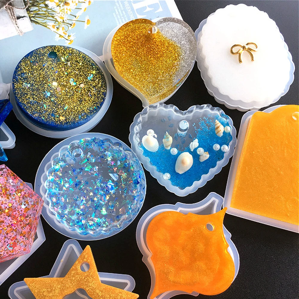 1 шт. Прозрачная Силиконовая Прессформа из смолы прозрачные ювелирные изделия