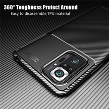 For Xiaomi Redmi Note 10 Pro 10S Case Poco M3 F3 X3 10T 11 Lite 8T 8 9 Pro Max 9S Cover Soft Anti-knock Bumper Matte Phone Case