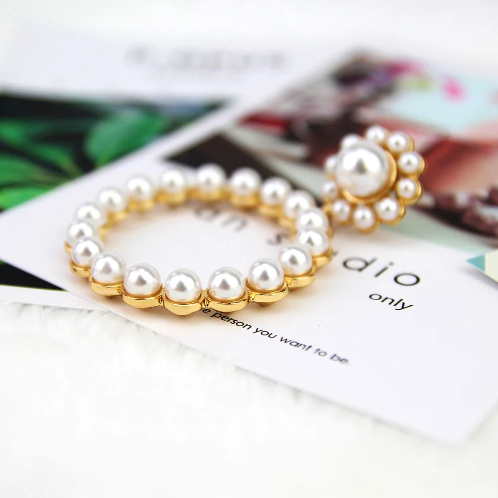 2019 ювелирные изделия модные круглые Подвесные серьги с искусственным жемчугом