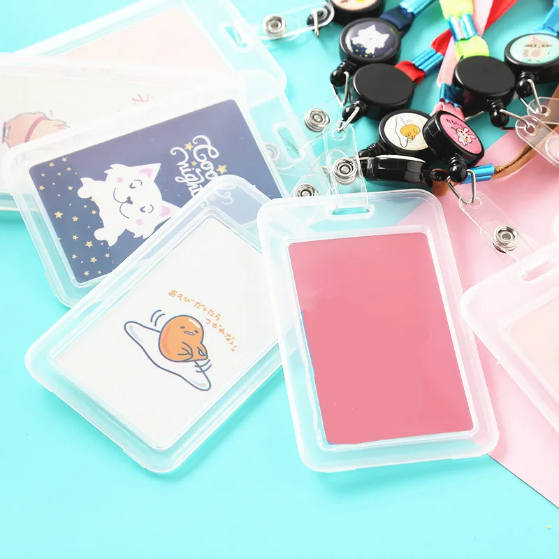 Рисунки из мультфильма ПВХ держатель для кредитных карт женщин и мужчин милый