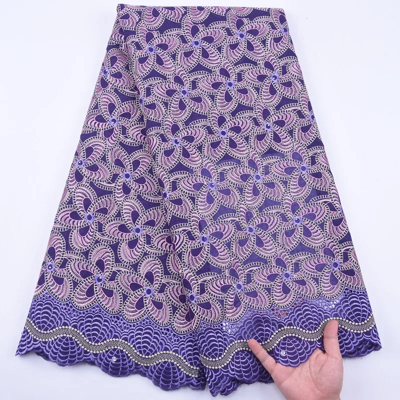 Красное вино Высокое качество вуаль кружевная ткань Африканский Чистый хлопок