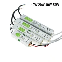 dc 12v led power supply waterproof ip67 transformer 10w 20w 30w ac to dc adapter driver for led garden lamp strip light
