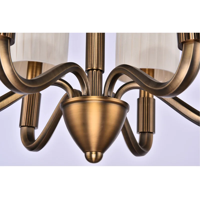 

America Cloth Chandelier For Living Room Home Dining Room Pendant Lamp Restaurant Suspended Light Fixtures