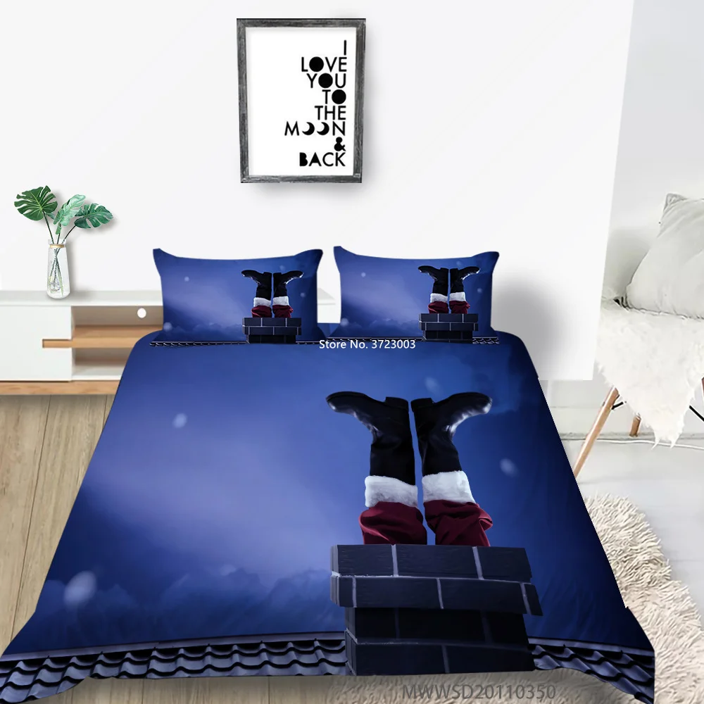 

Fashion Christmas Snowman SERIES 3D Digital Printed Home Textile Adult Children Bedroom Duvet Pillow Case Bedding Set 2/3 PCS
