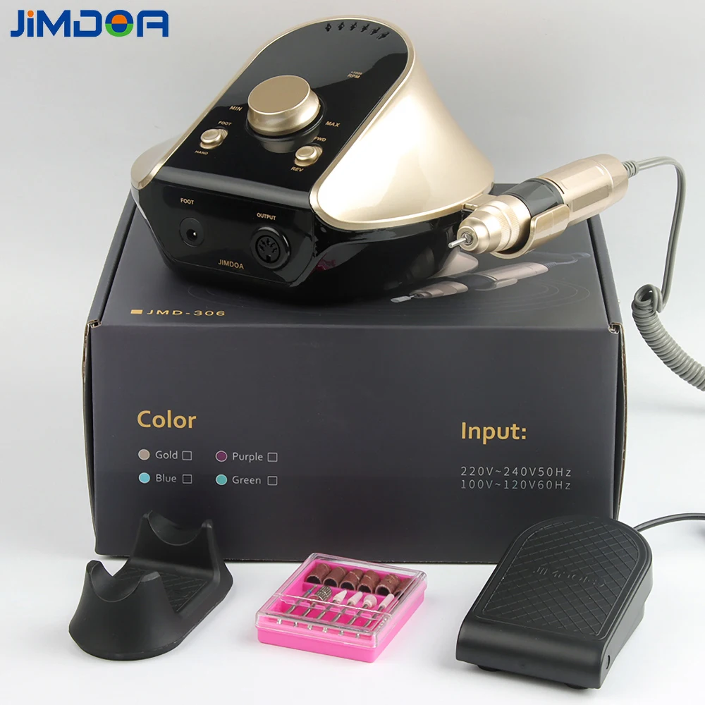 

Professional 35000RPM Electric Nail Drill Machine Electric Nail File LED Manicure Machine Nail Drill Polisher For Nail Salons