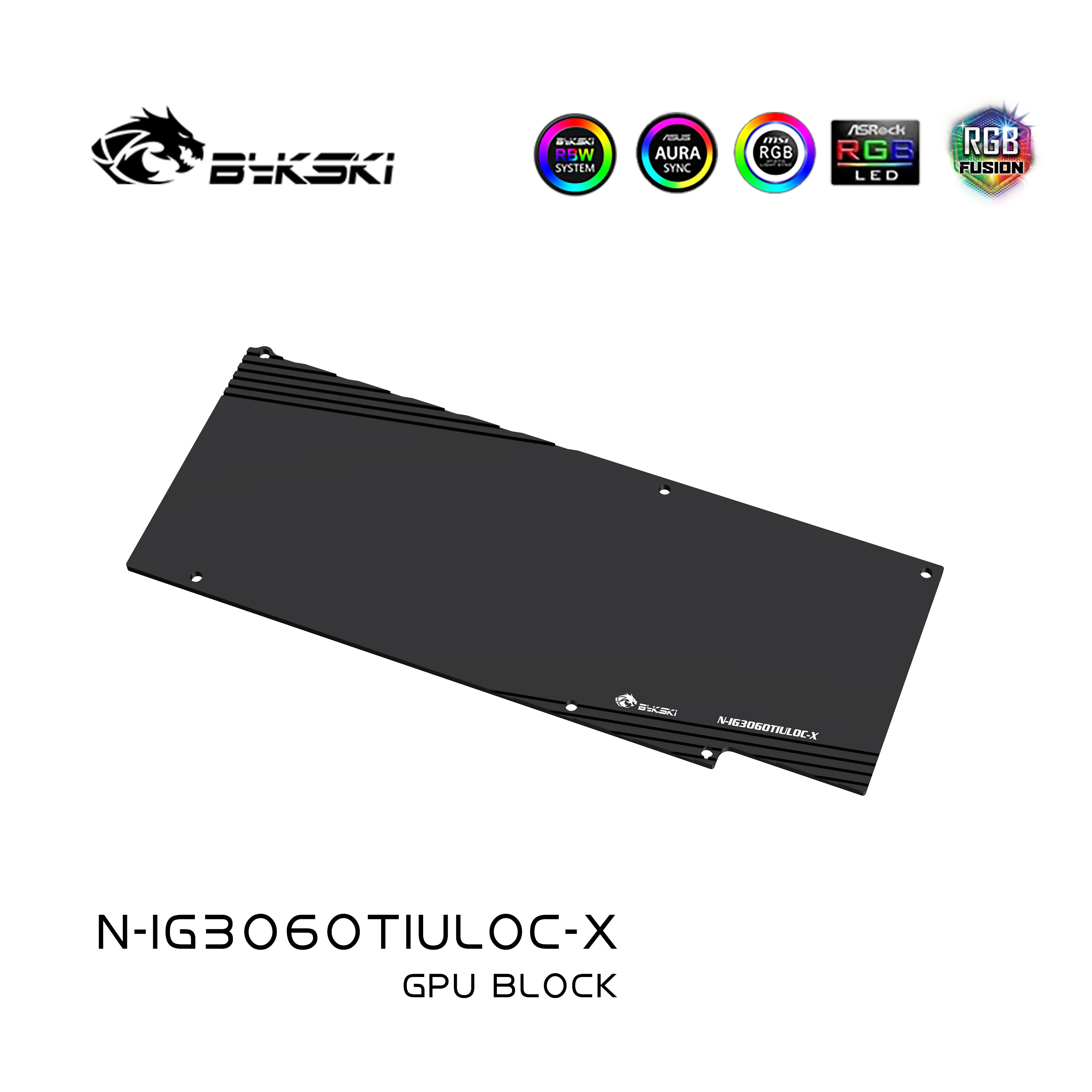 

Bykski Graphics Card GPU Water Block For Colorful iGame GeForce RTX 3060 Ti Adanced OC / Ultra OC,5V /12V SYNC, N-IG3060TIULOC-X