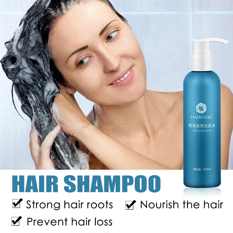 HAIRCUBE Hair Growth Shampoo Anti Hair Loss Natural Organic Mild Formula Deep Cleansing Nourishing Scalp Recover Damaged Hair